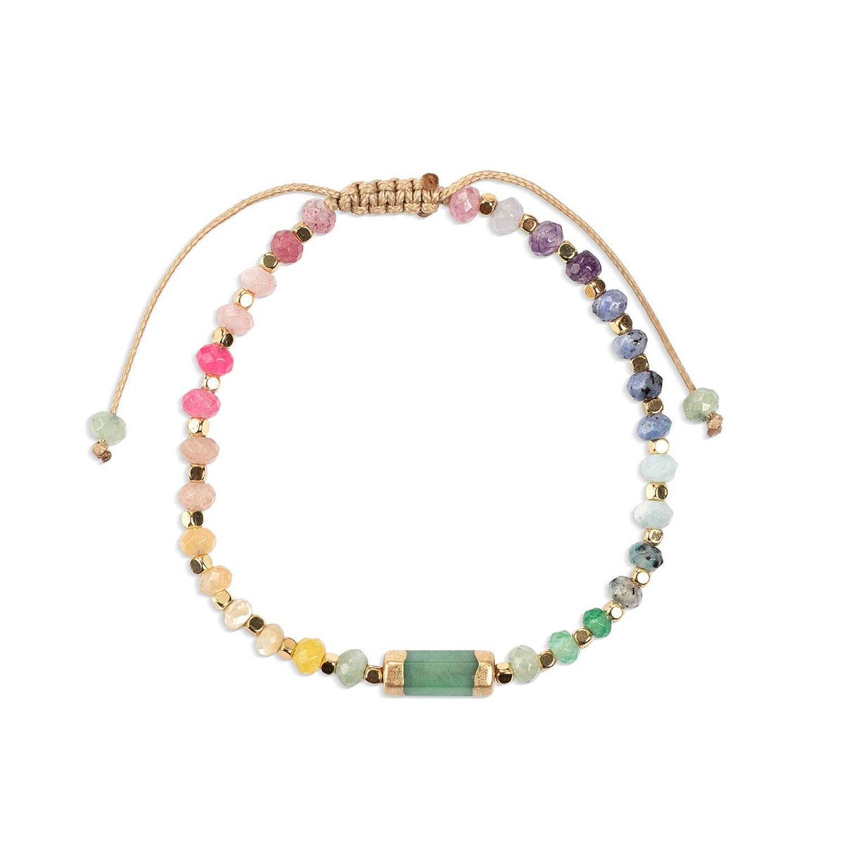Chakra Glow Bracelet - Joy/Heart/Gold