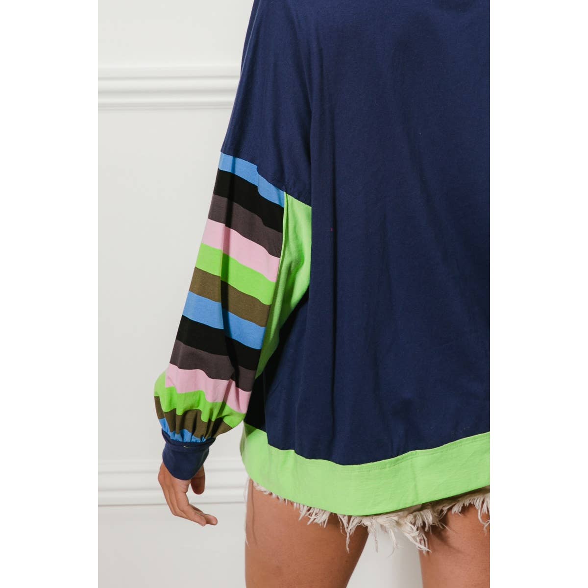 Colorblock Sweatshirt Top