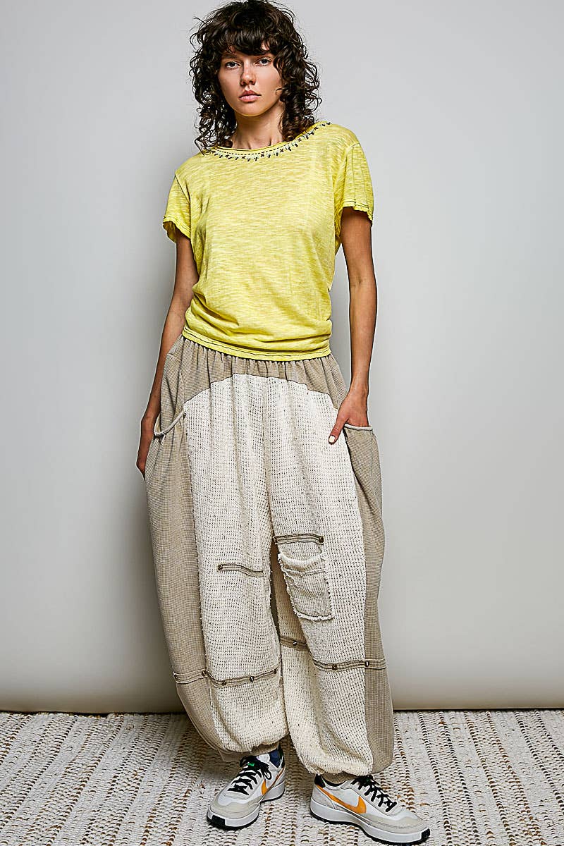 Everyday Lightweight Relaxed Fit Hand-Stitched Knit Top