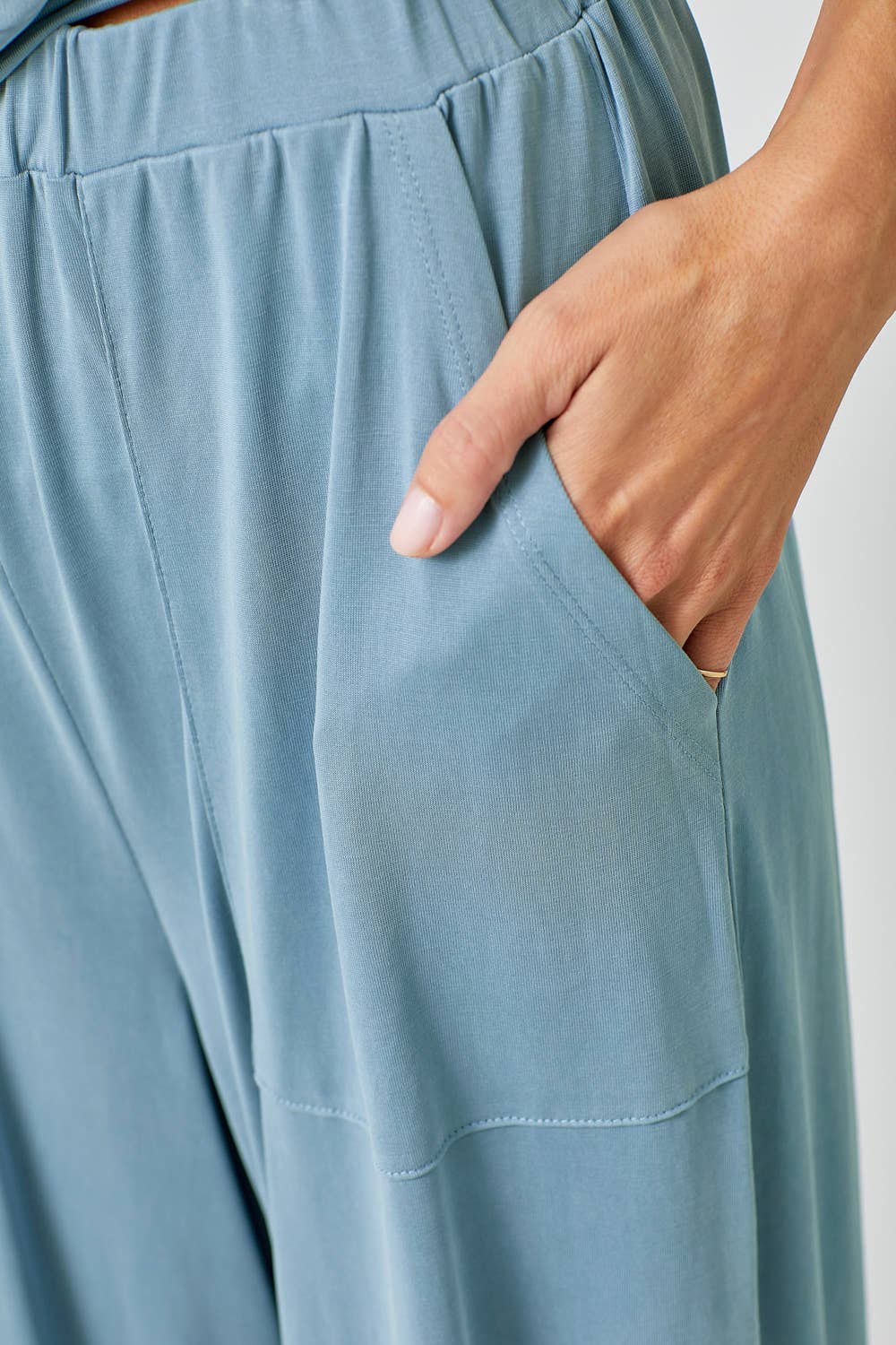 Modal Wide Leg Pants