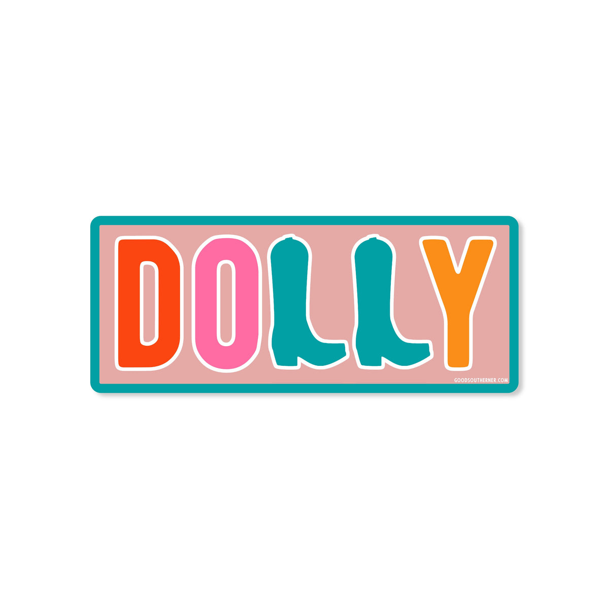 Dolly Boots Waterproof Sticker