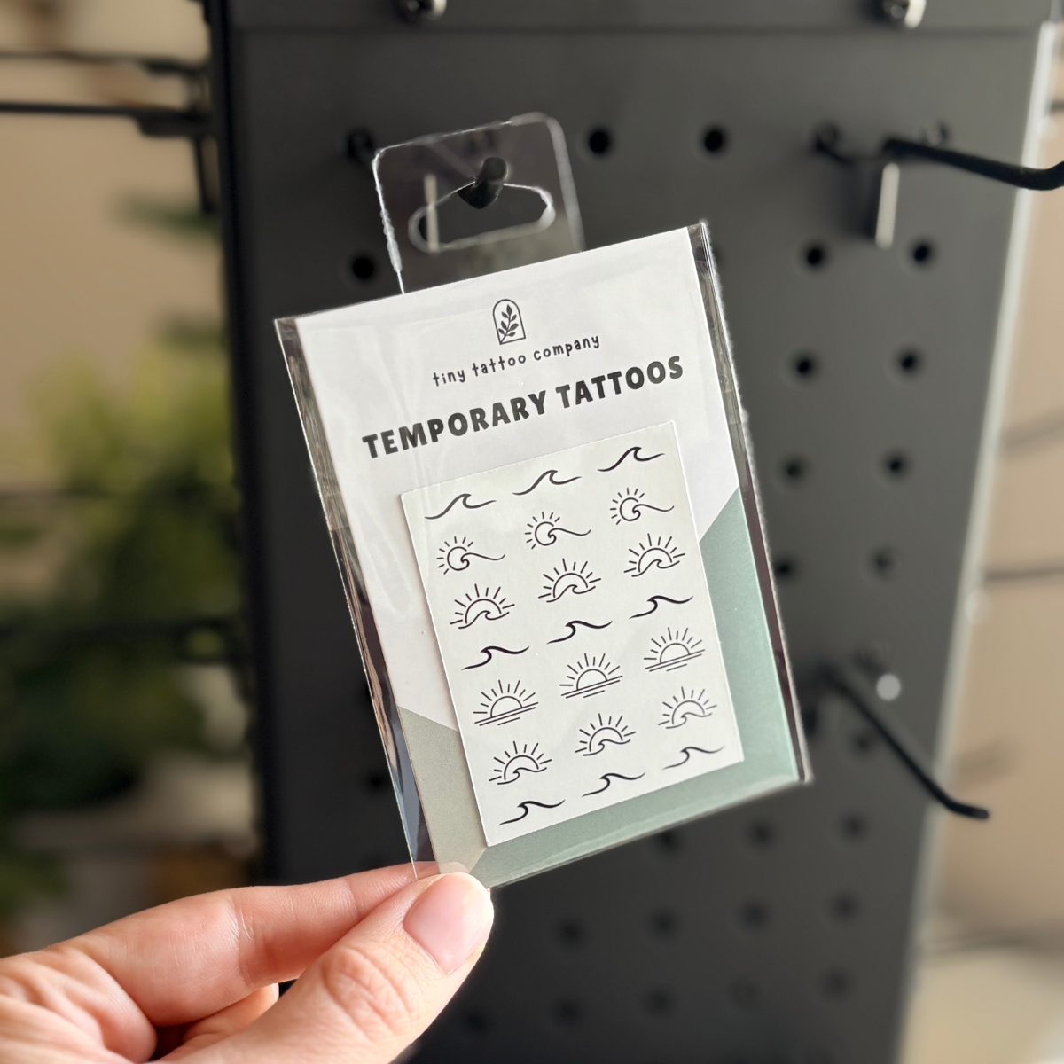 Mini Sun & Waves Temporary Tattoo Pack ☀️