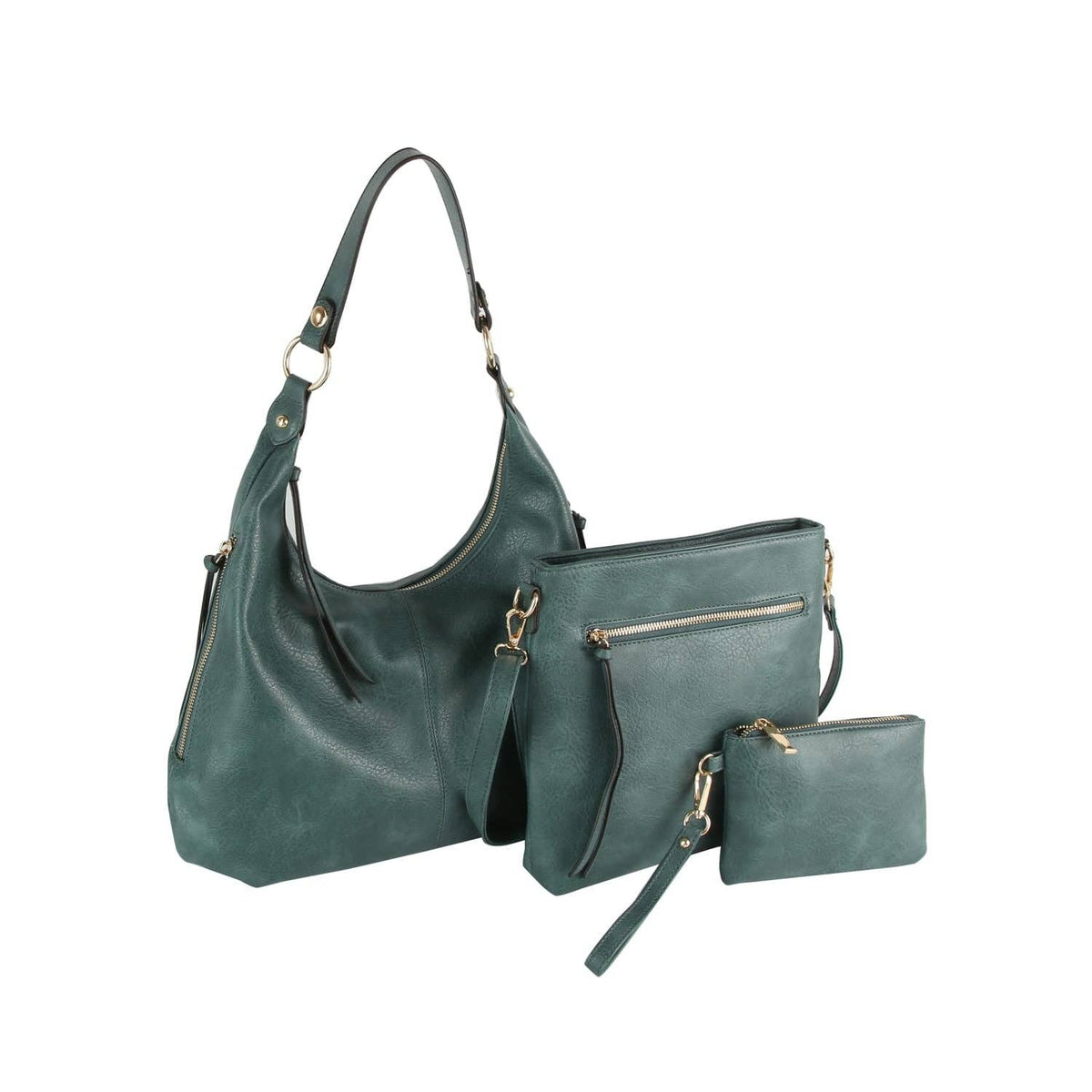3 in 1 Hobo, Crossbody, Wristlet Set