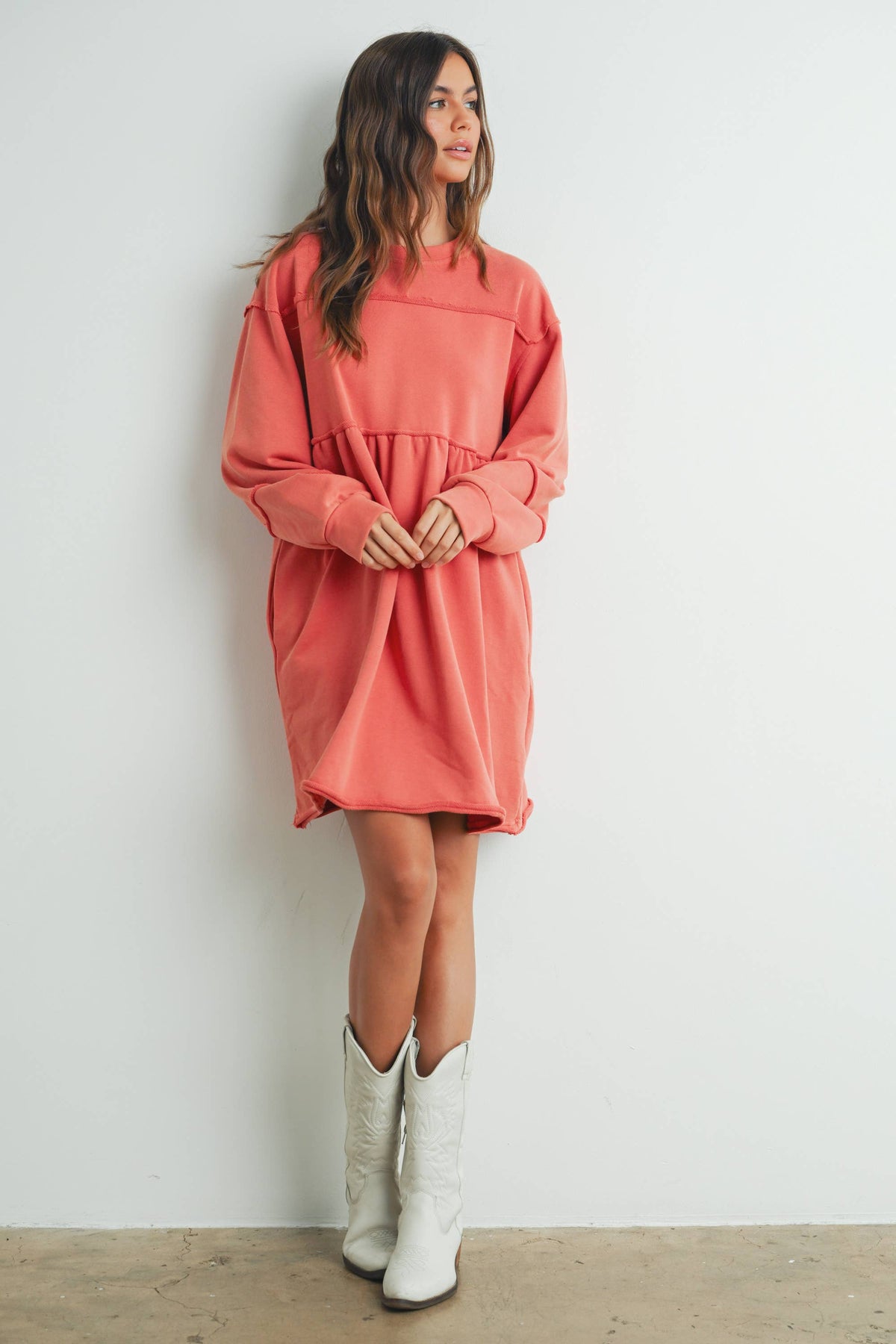 Full Sleeve Winter Mini Dress