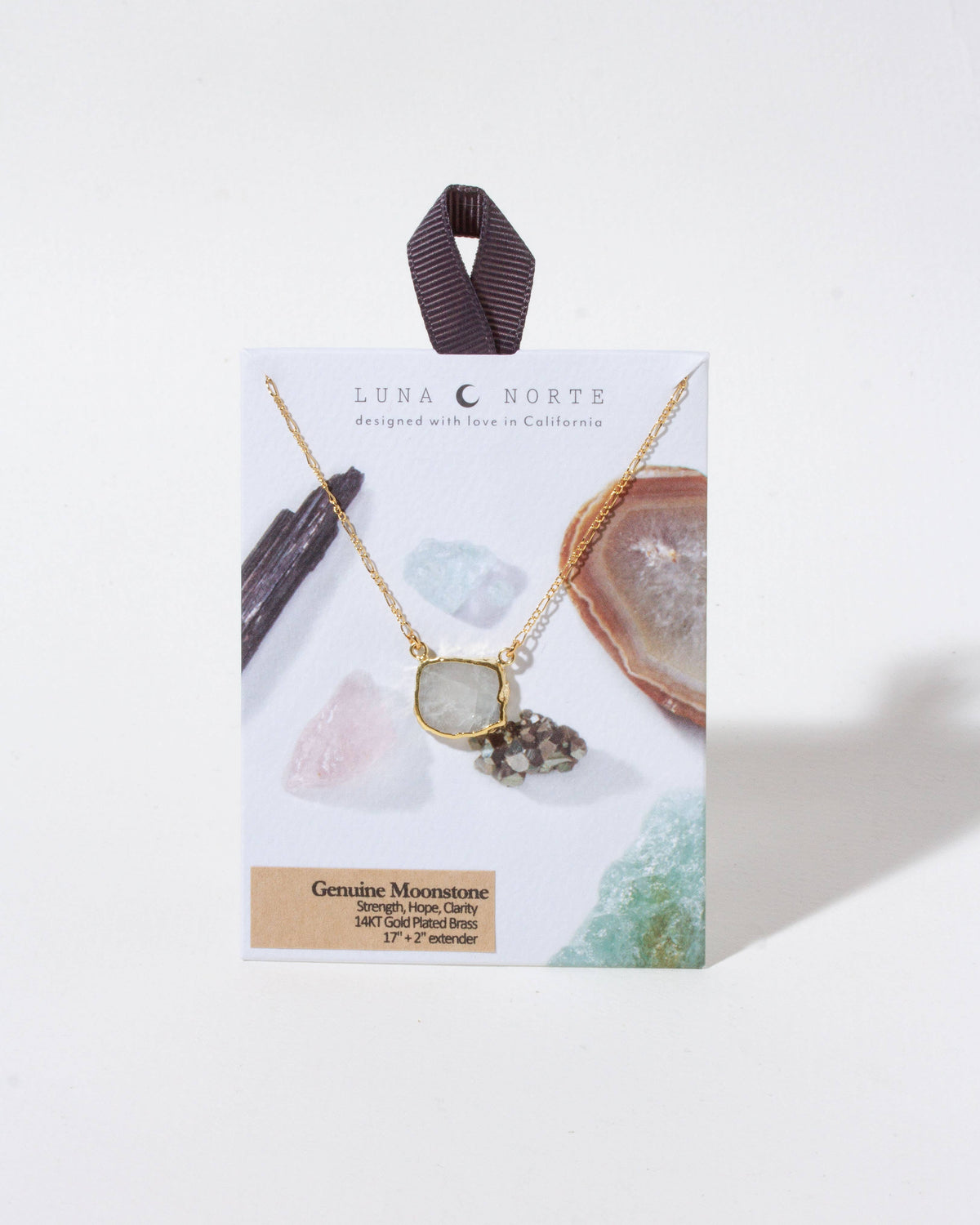 Wild & Grounded Moonstone Pendant Necklace