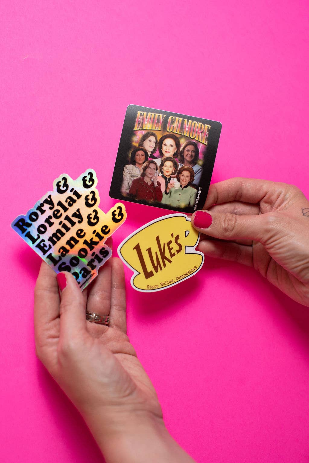 Luke’s Diner Gilmore Girls Waterproof Clear Sticker