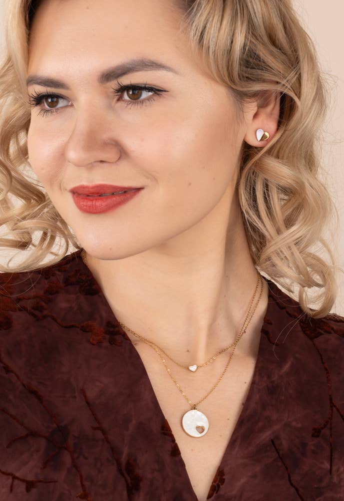 Journey Together Necklace Set in Mother of Pearl