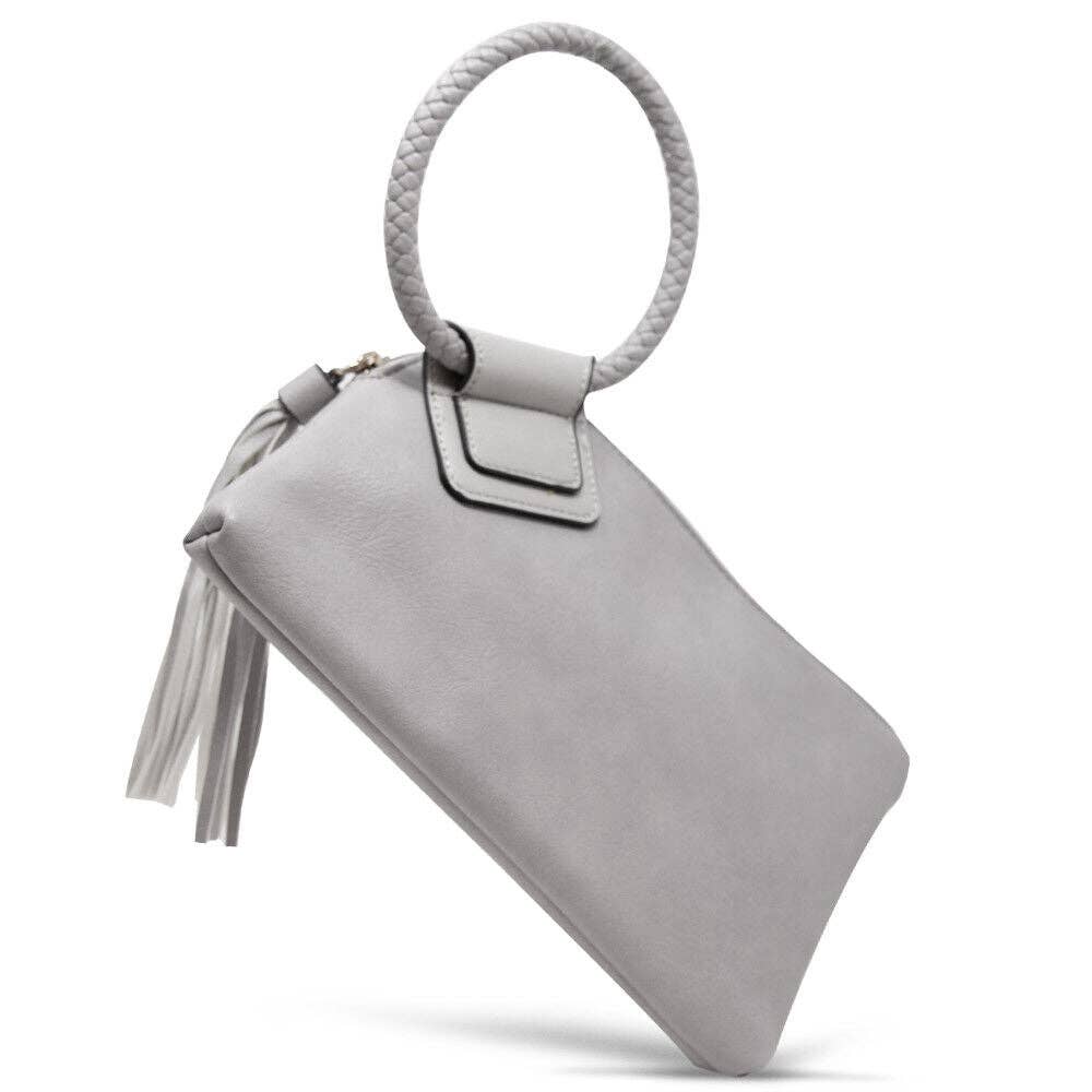 Soft Vegan Leather Wristlet/Clutch