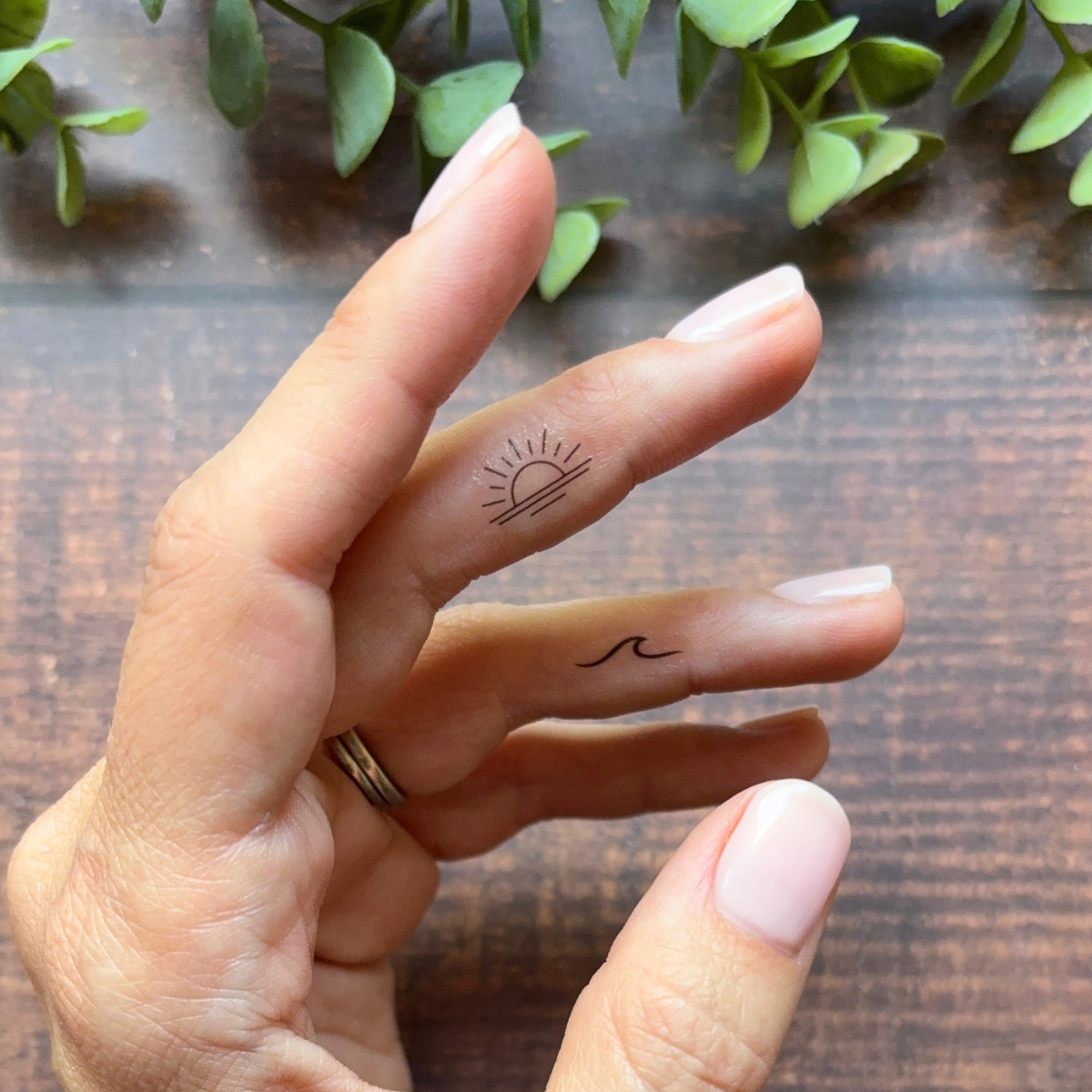 Mini Sun & Waves Temporary Tattoo Pack ☀️