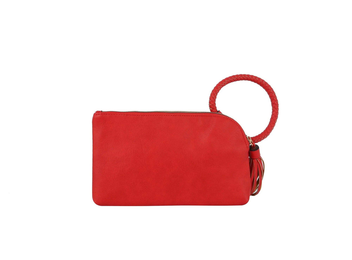 Soft Vegan Leather Wristlet/Clutch