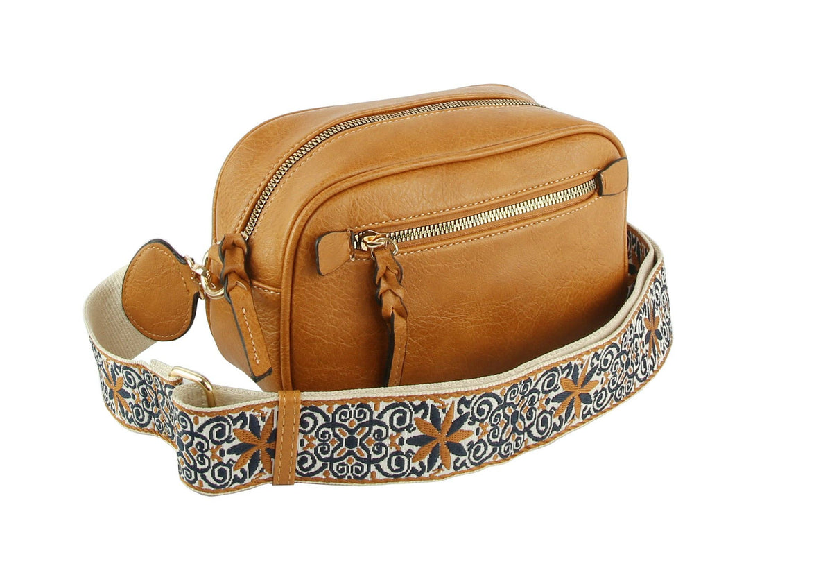 Boho Guitar Strap Women's Crossbody Bag