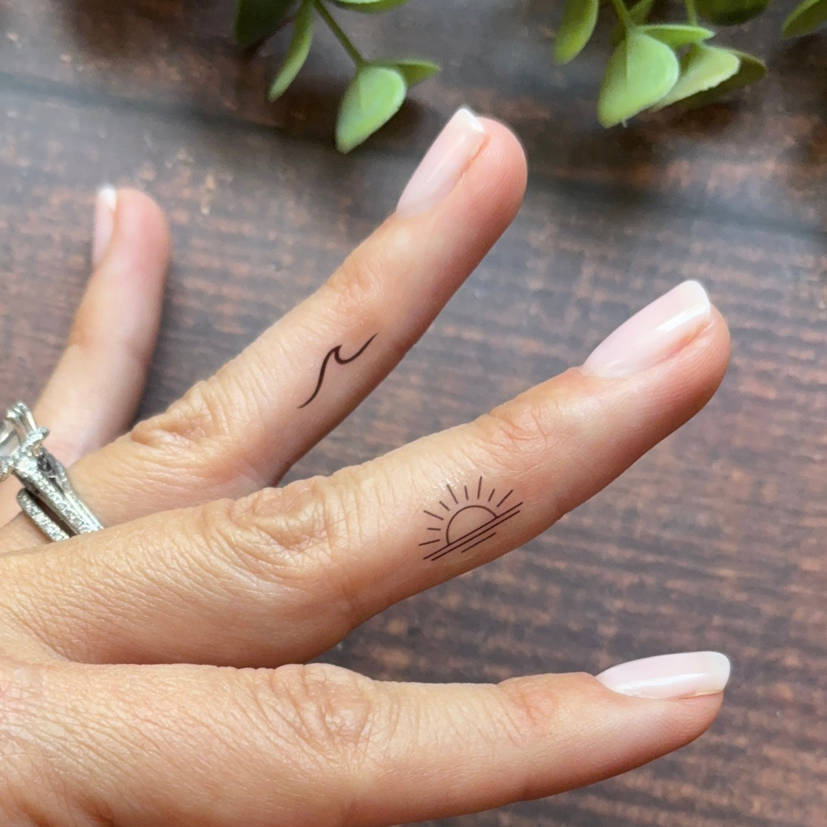 Mini Sun & Waves Temporary Tattoo Pack ☀️