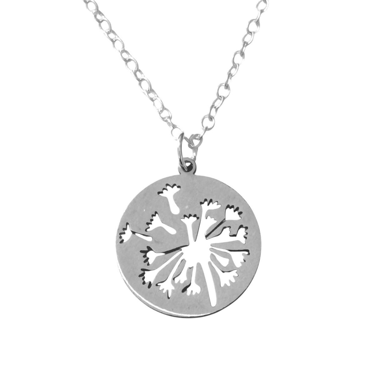 Wildflower Dandelion Pendant Necklace