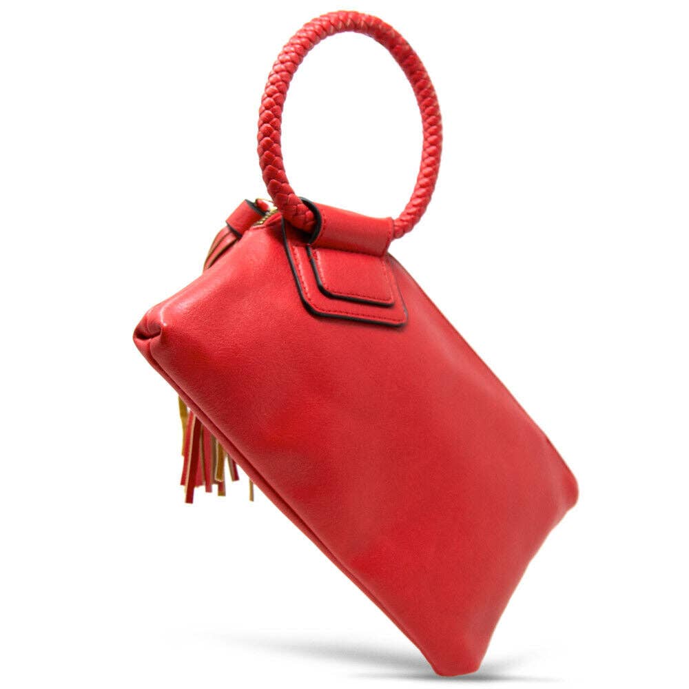 Soft Vegan Leather Wristlet/Clutch
