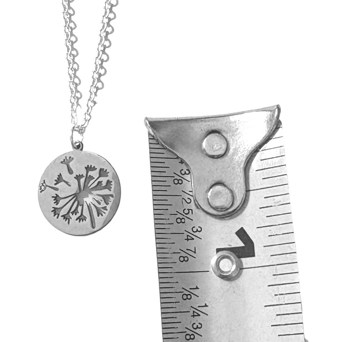 Wildflower Dandelion Pendant Necklace