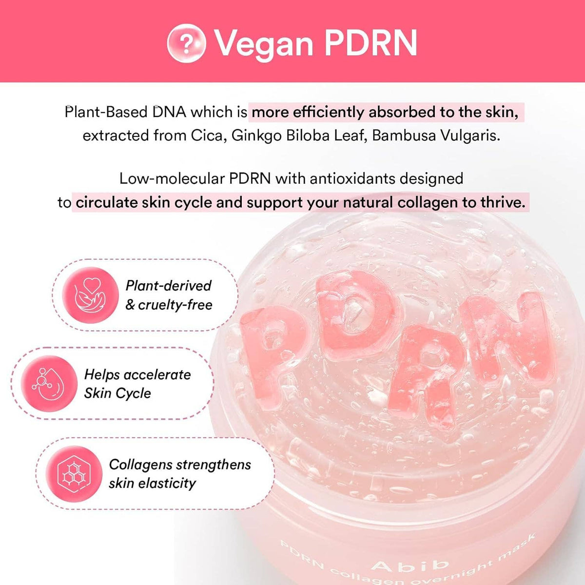Abib PDRN Collagen Overnight Face Mask Firming Jelly 2.7 fl