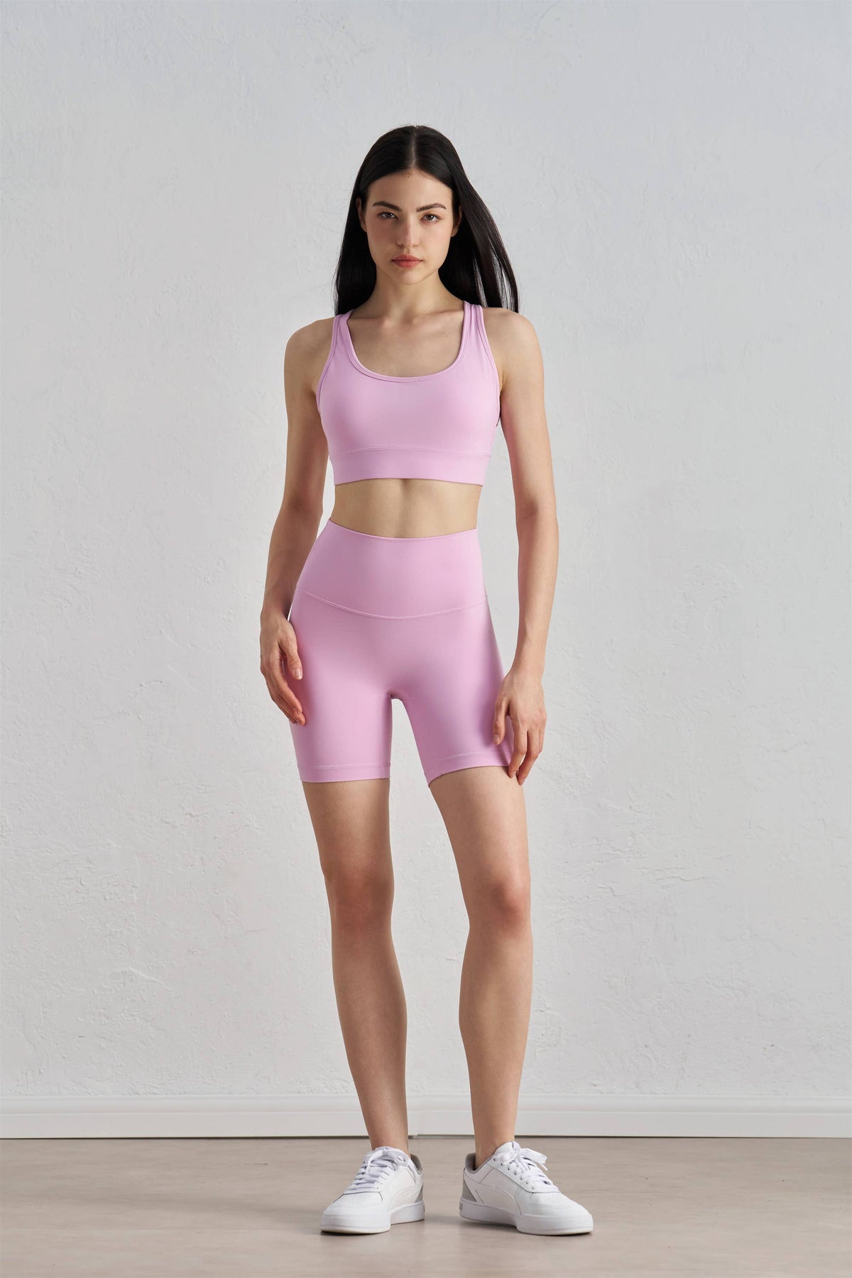Luna High Waist Mid-Thigh Biker Short