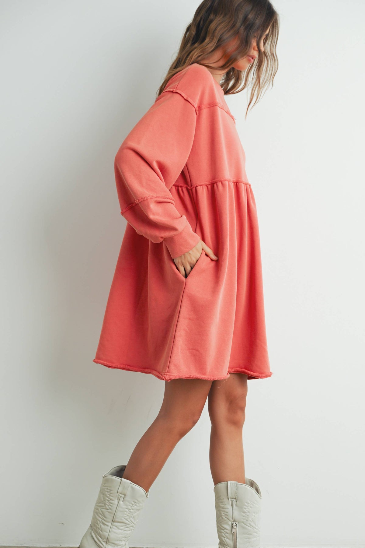 Full Sleeve Winter Mini Dress