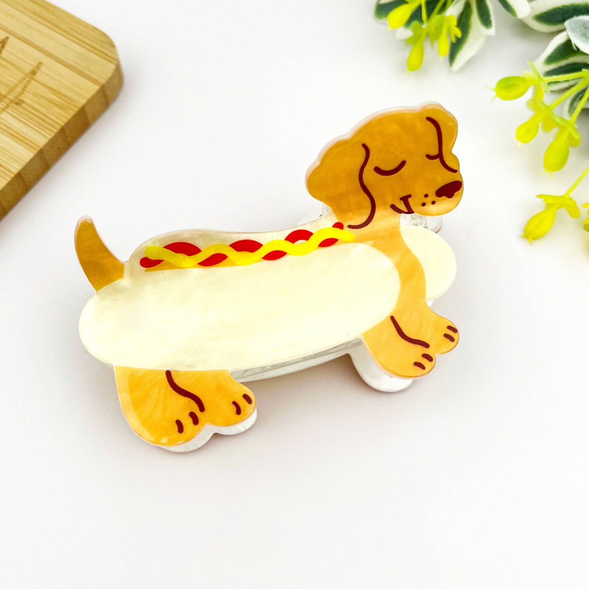 Cute Dog Hair Claw Clip, Creative Animal-Inspired Hair Clip