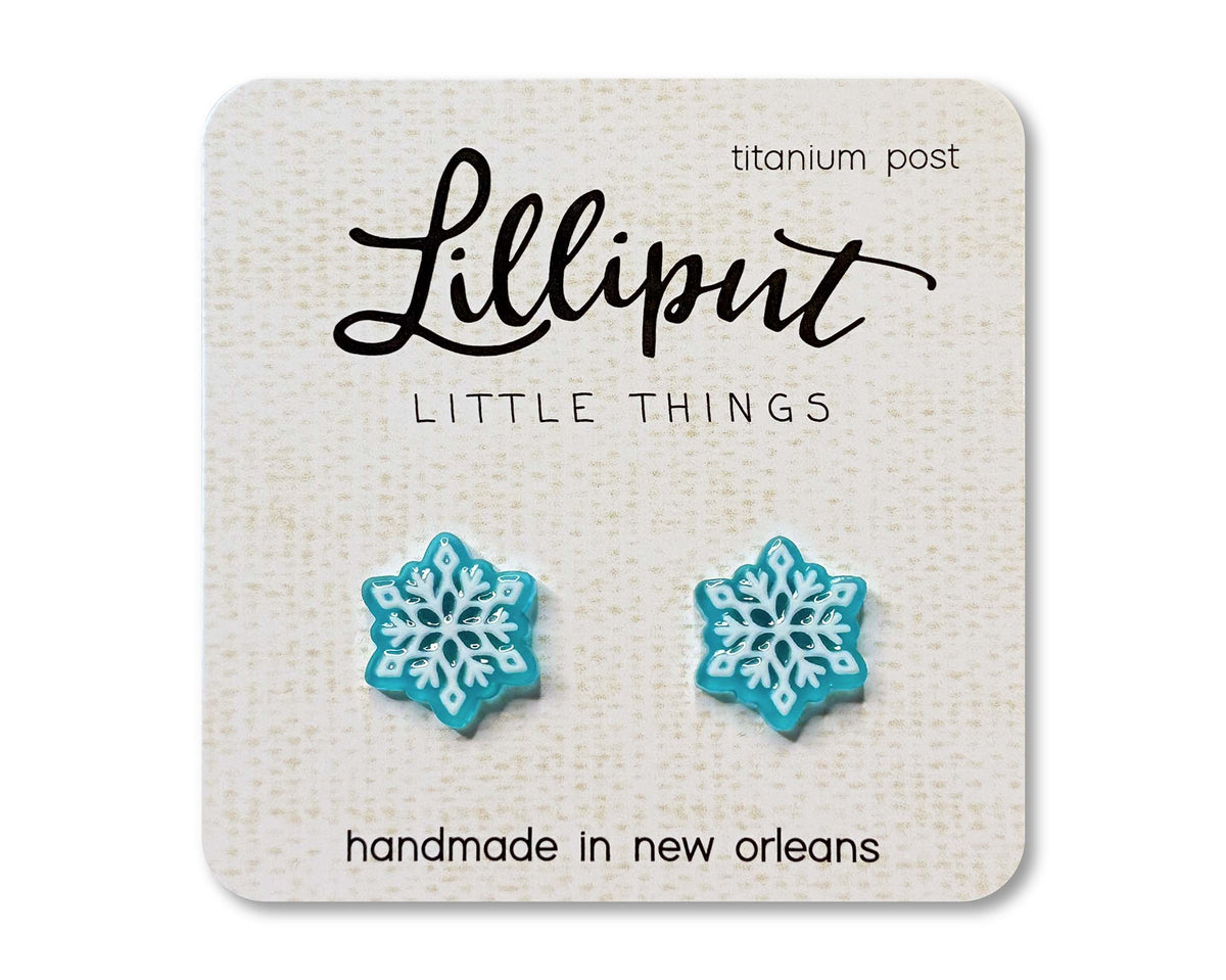 Snowflake Earrings // Stocking Stuffer