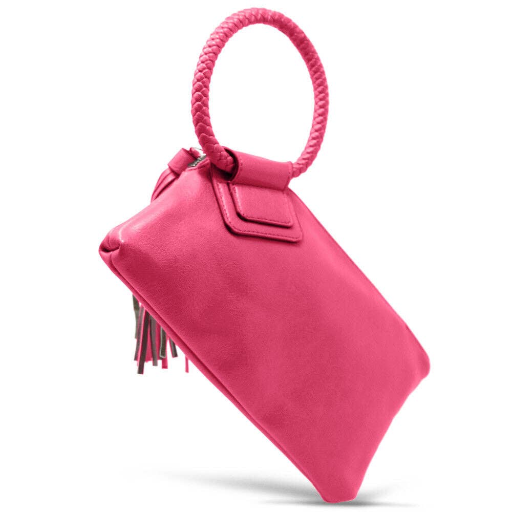 Soft Vegan Leather Wristlet/Clutch