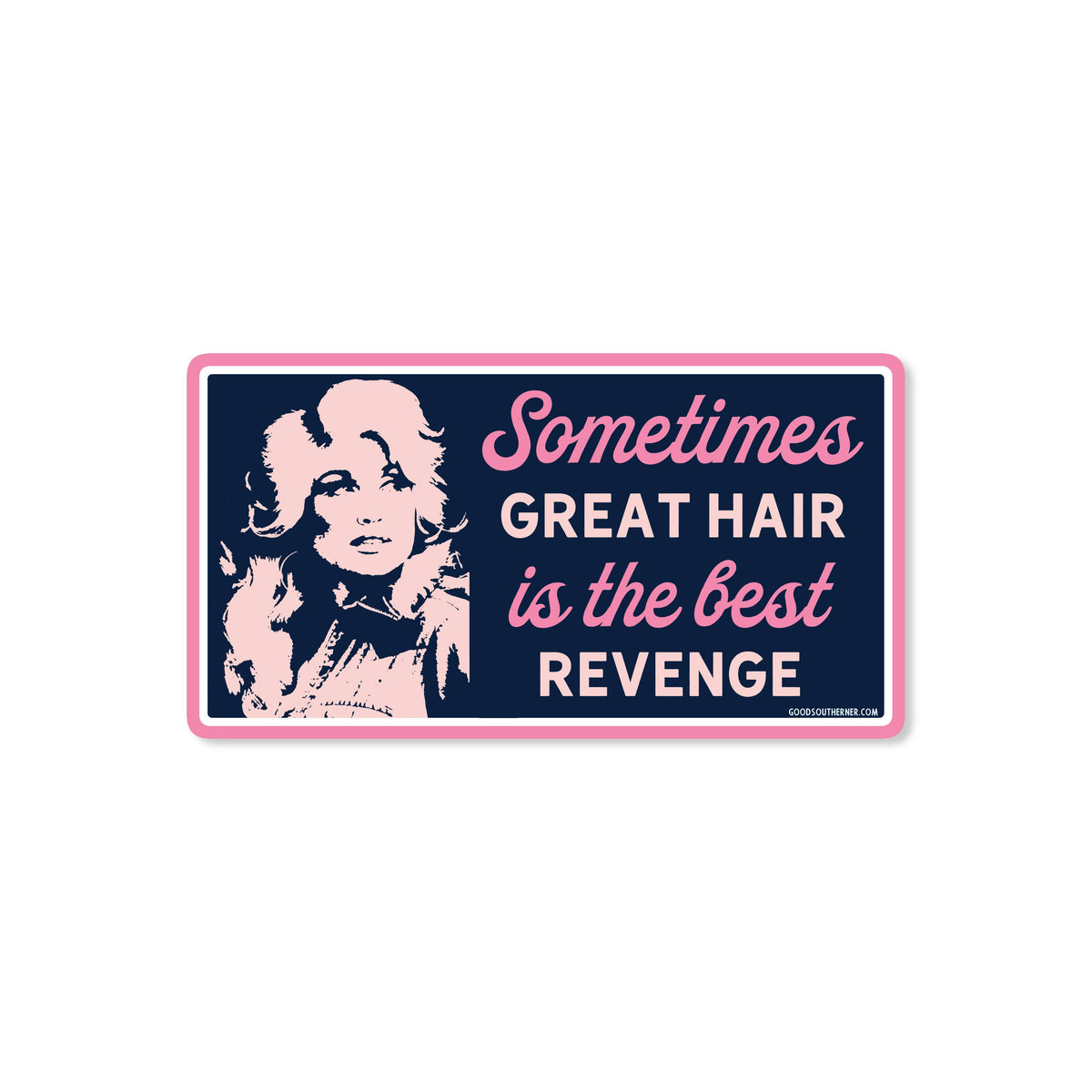 Dolly Great Hair, Best Revenge Waterproof Sticker
