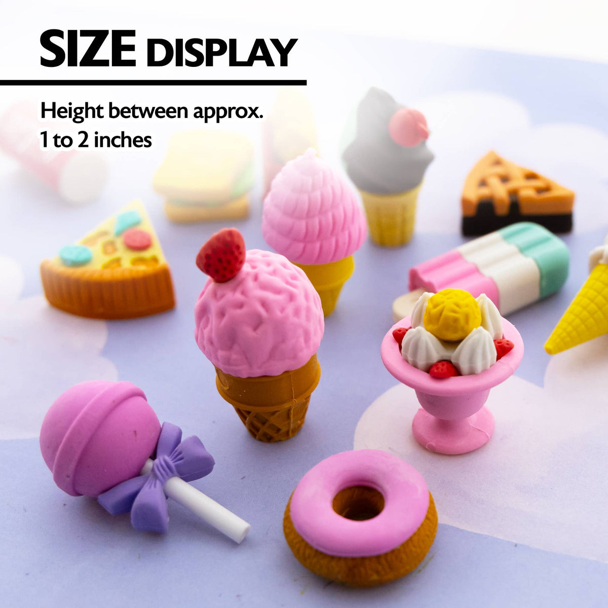 Snack Shop 3D Eraser Sets