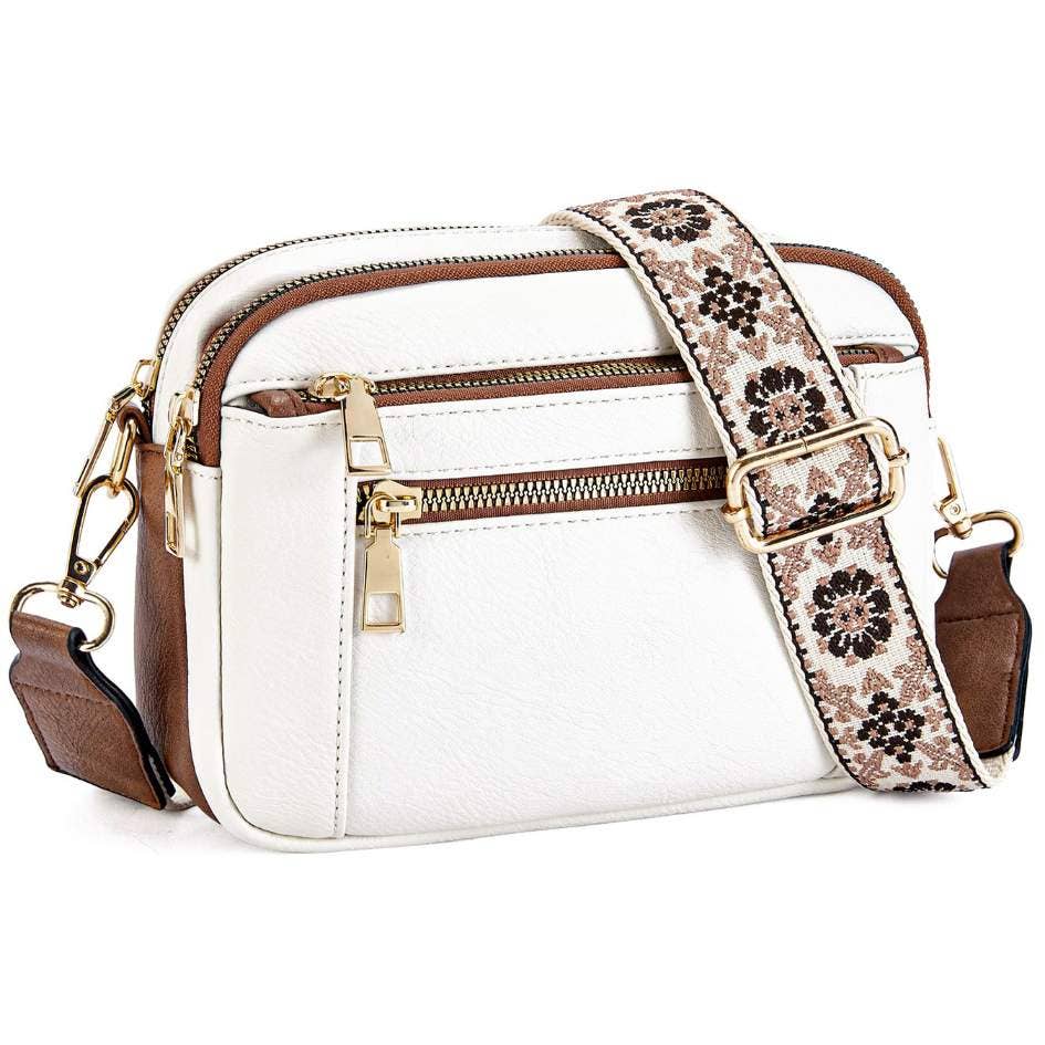 Harper Crossbody Bag with Guitar Strap