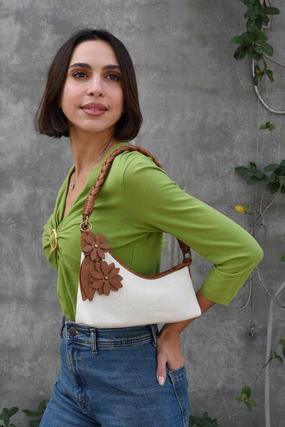 Riley Linen shoulder or crossbody