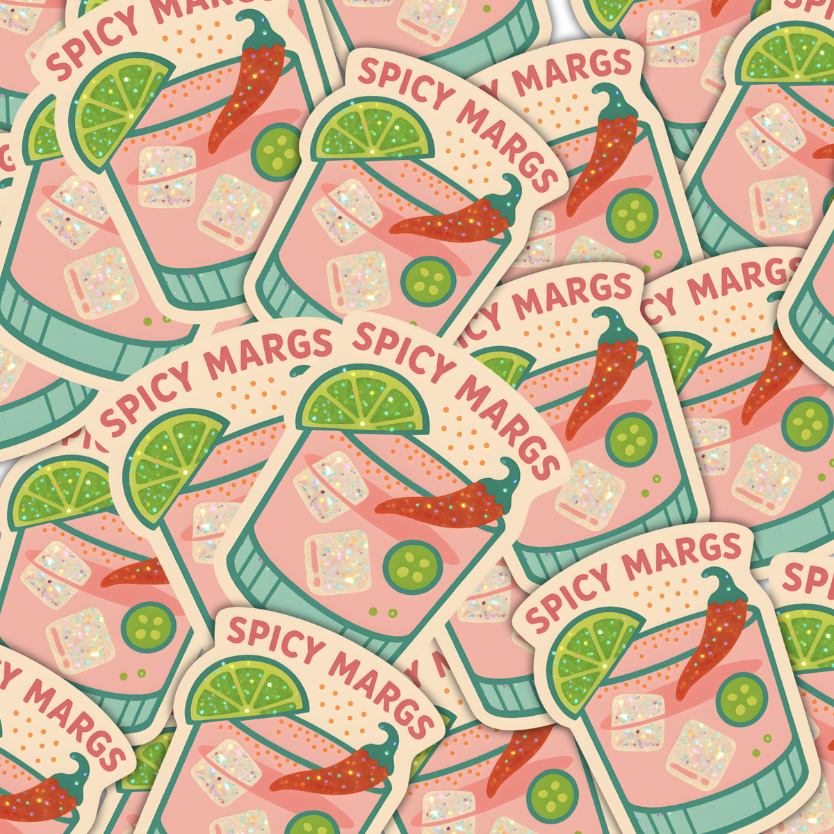Spicy Margarita Vinyl Sticker