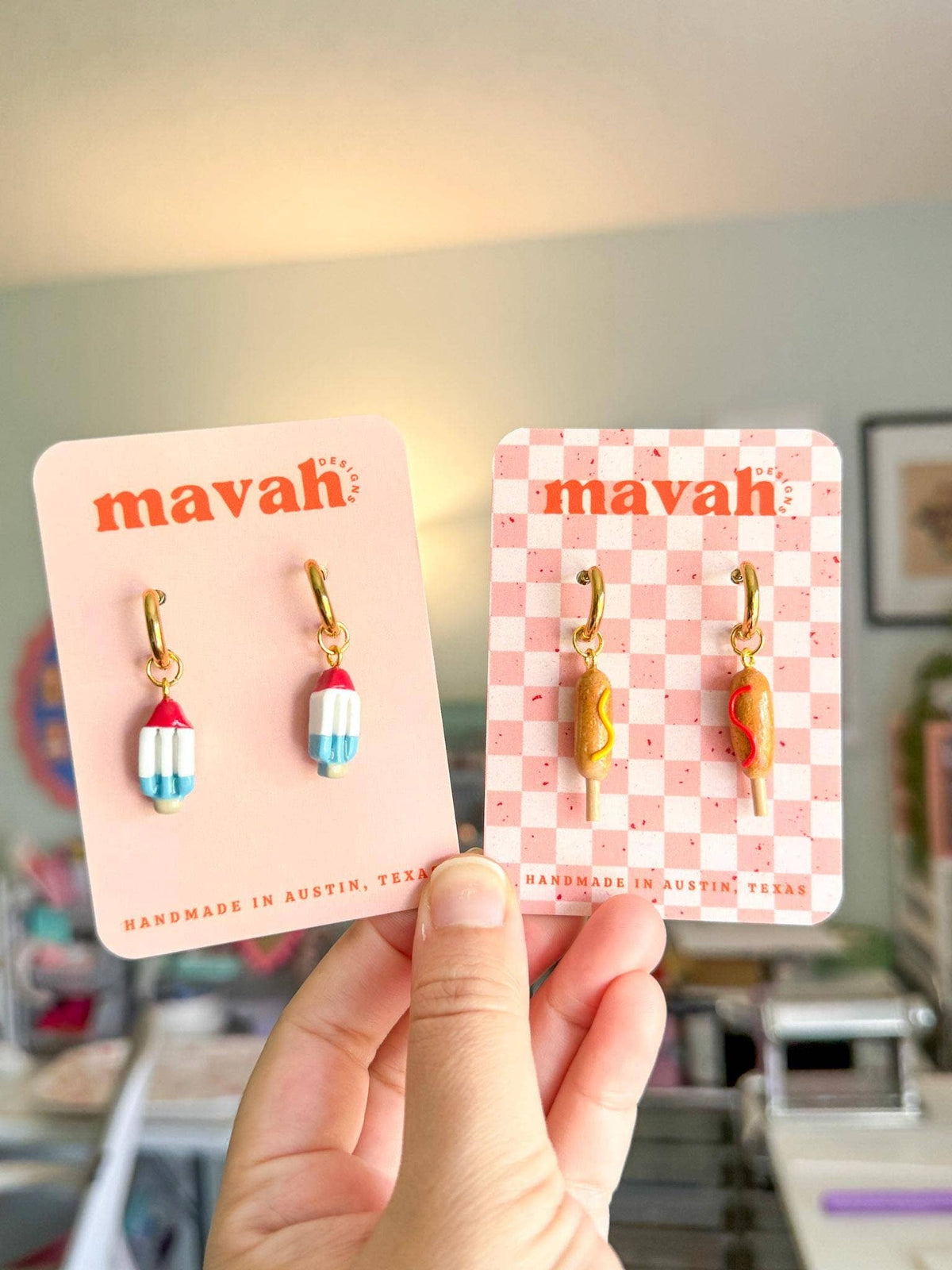 4th of July Charms Summer Treat Earrings