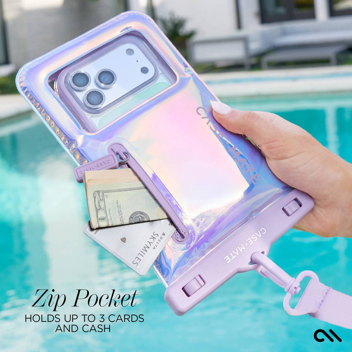 Case-Mate Waterproof Floating Pouch With Zip Pocket