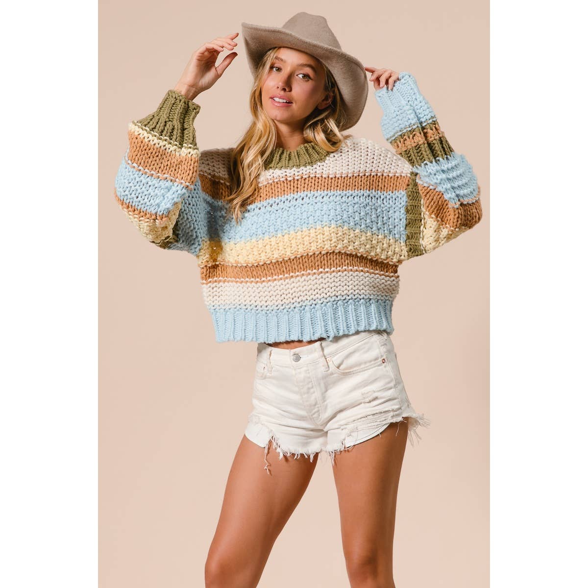 Multi-Color Stripe Sweater