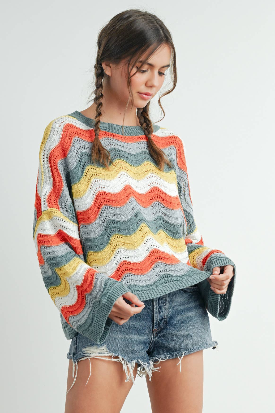 Color Block Sweater - BMW7639