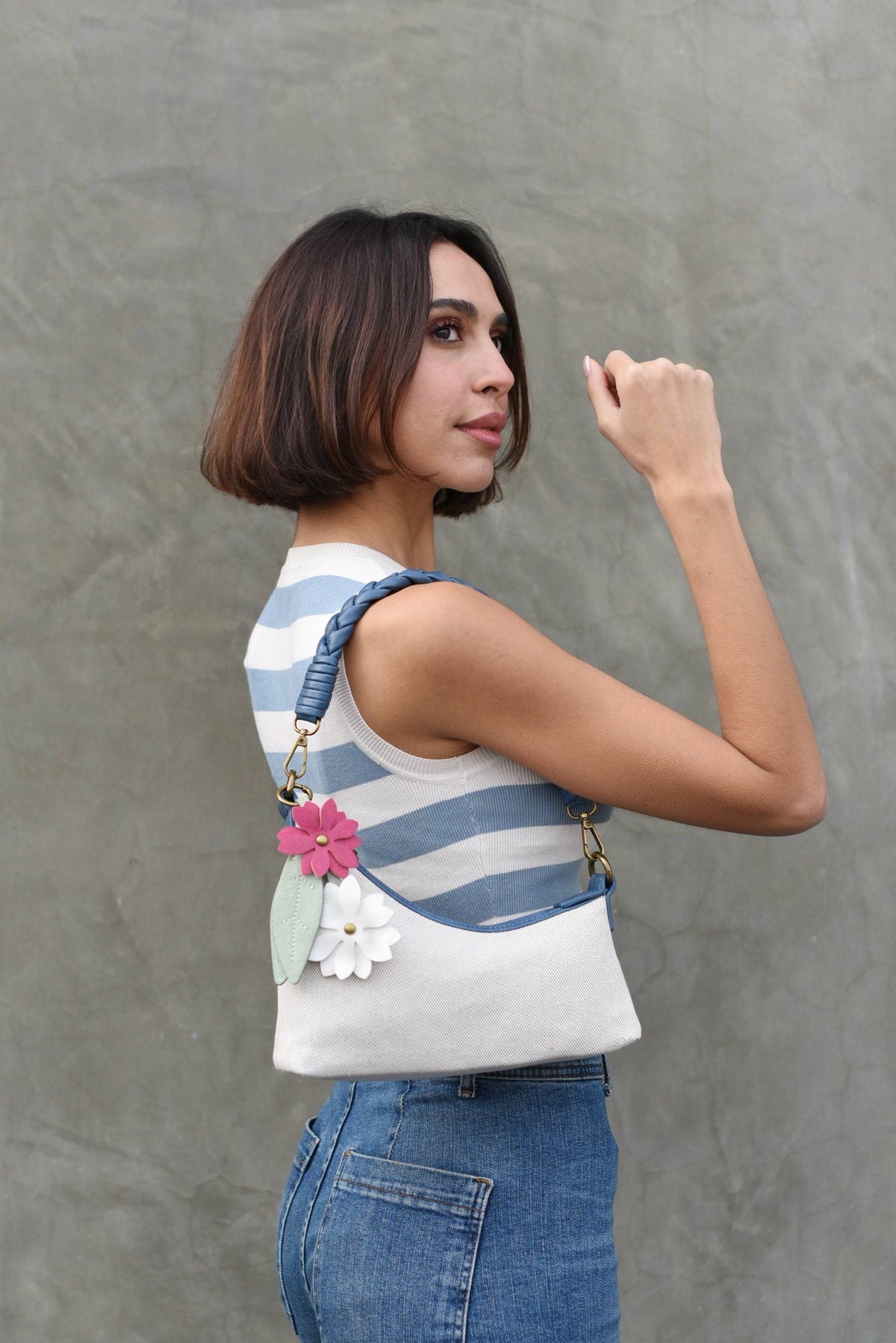 Riley Linen shoulder or crossbody