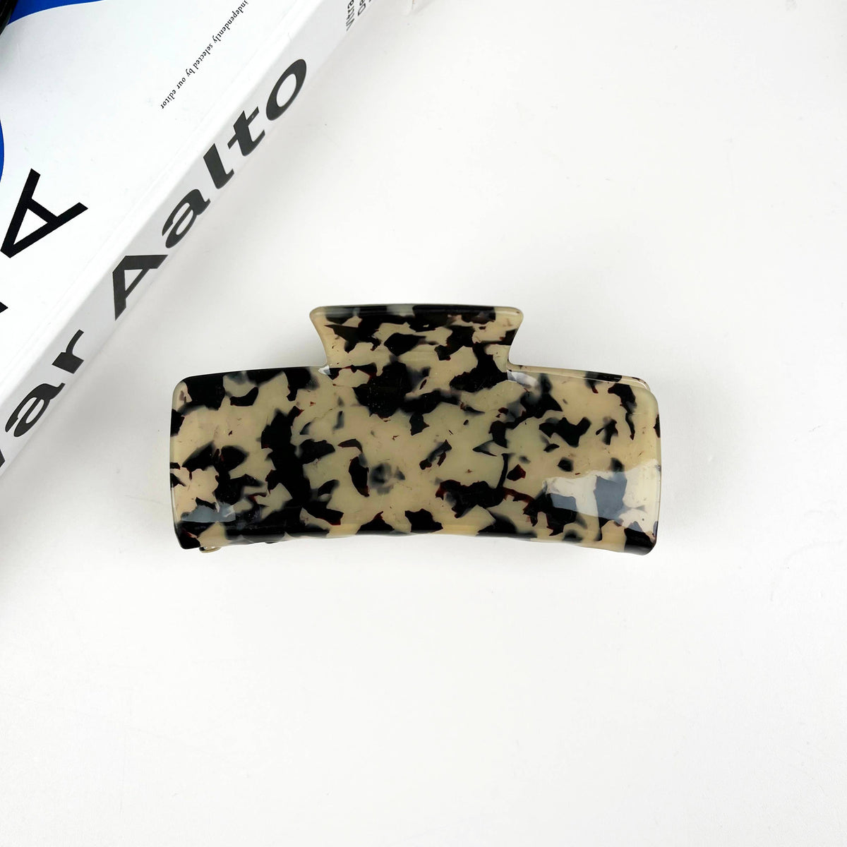 Acetate Colored Square Hair Clip Simple Claw Clips