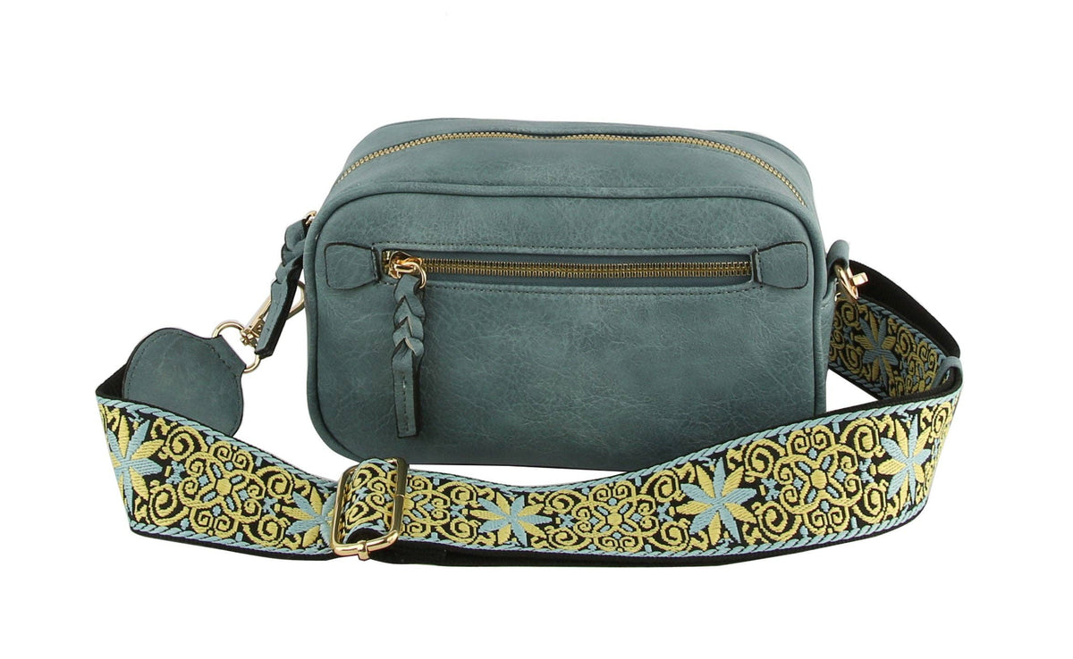 Boho Guitar Strap Women's Crossbody Bag