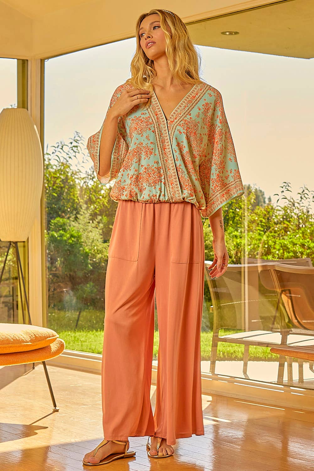 Modal Wide Leg Pants