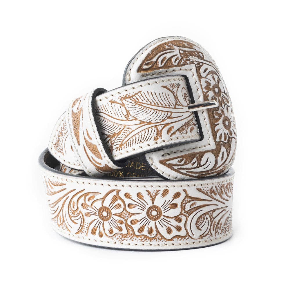 Talon High Desert Women's Belt In White