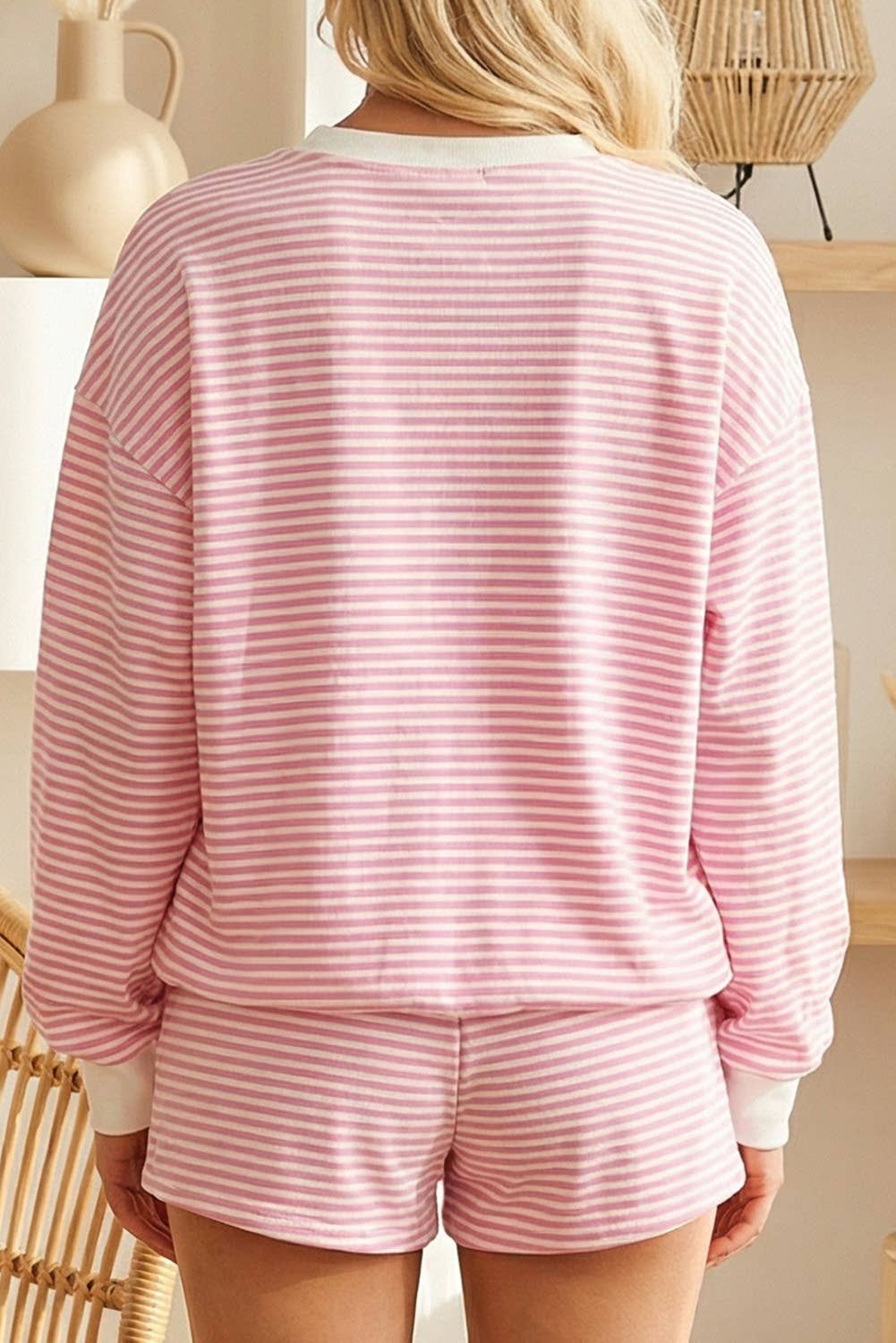 Oversize Mock Neck Set