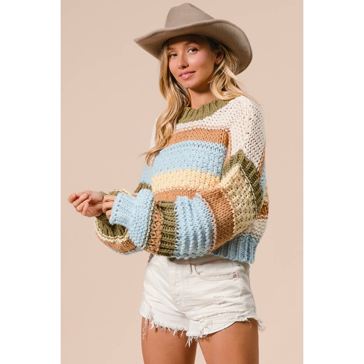 Multi-Color Stripe Sweater