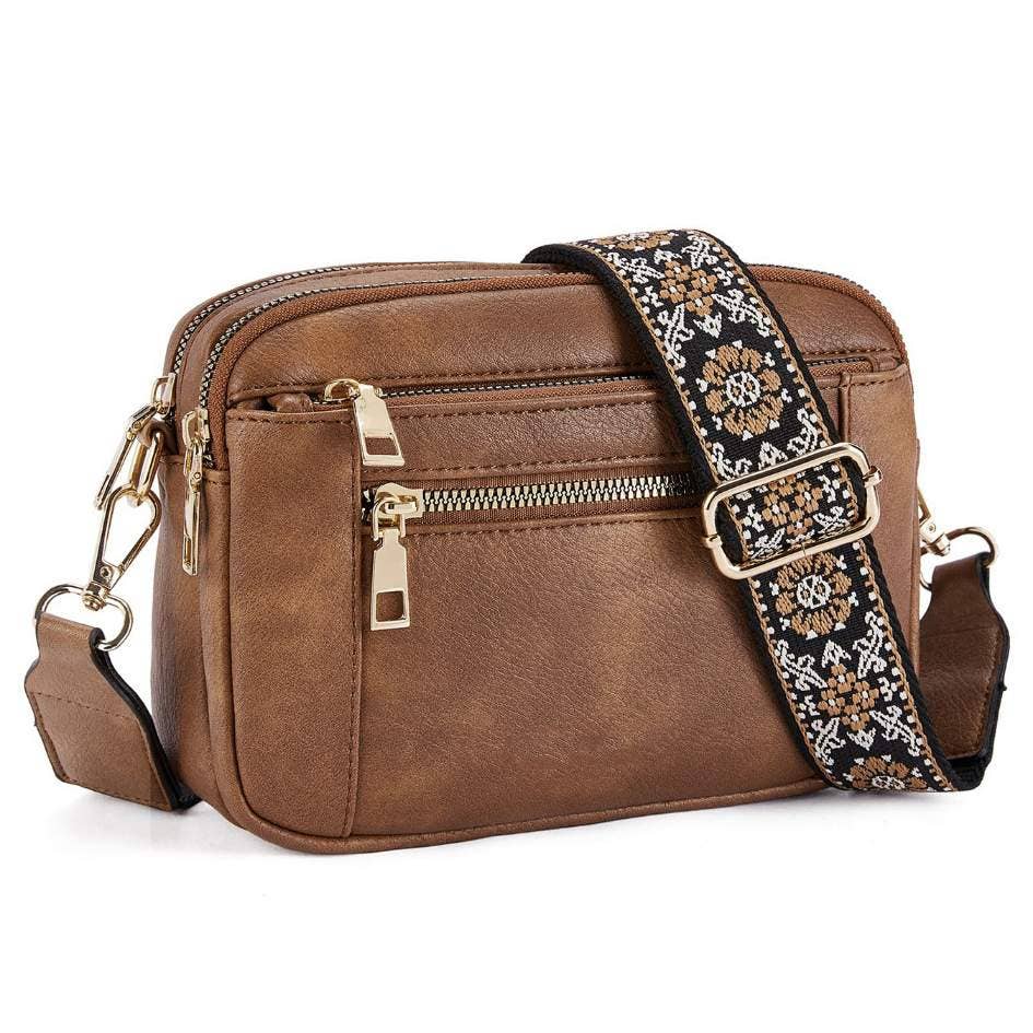 Harper Crossbody Bag with Guitar Strap