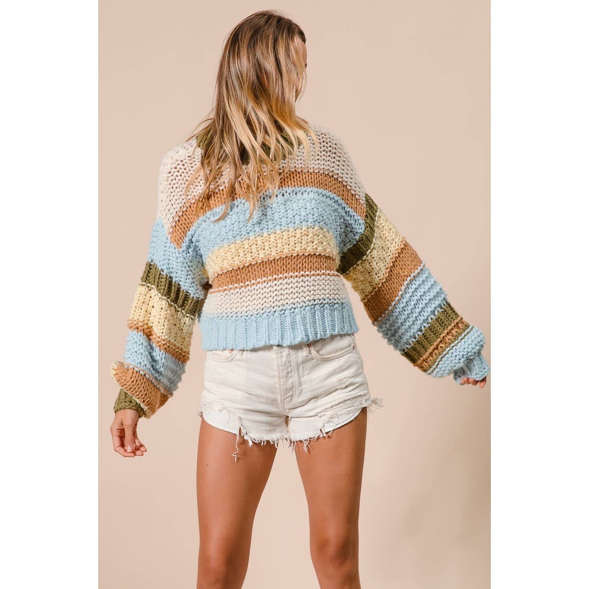 Multi-Color Stripe Sweater