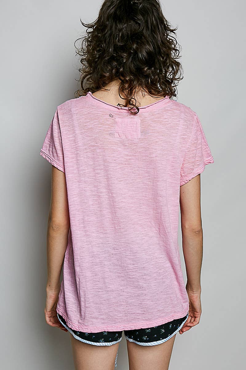 Everyday Lightweight Relaxed Fit Hand-Stitched Knit Top