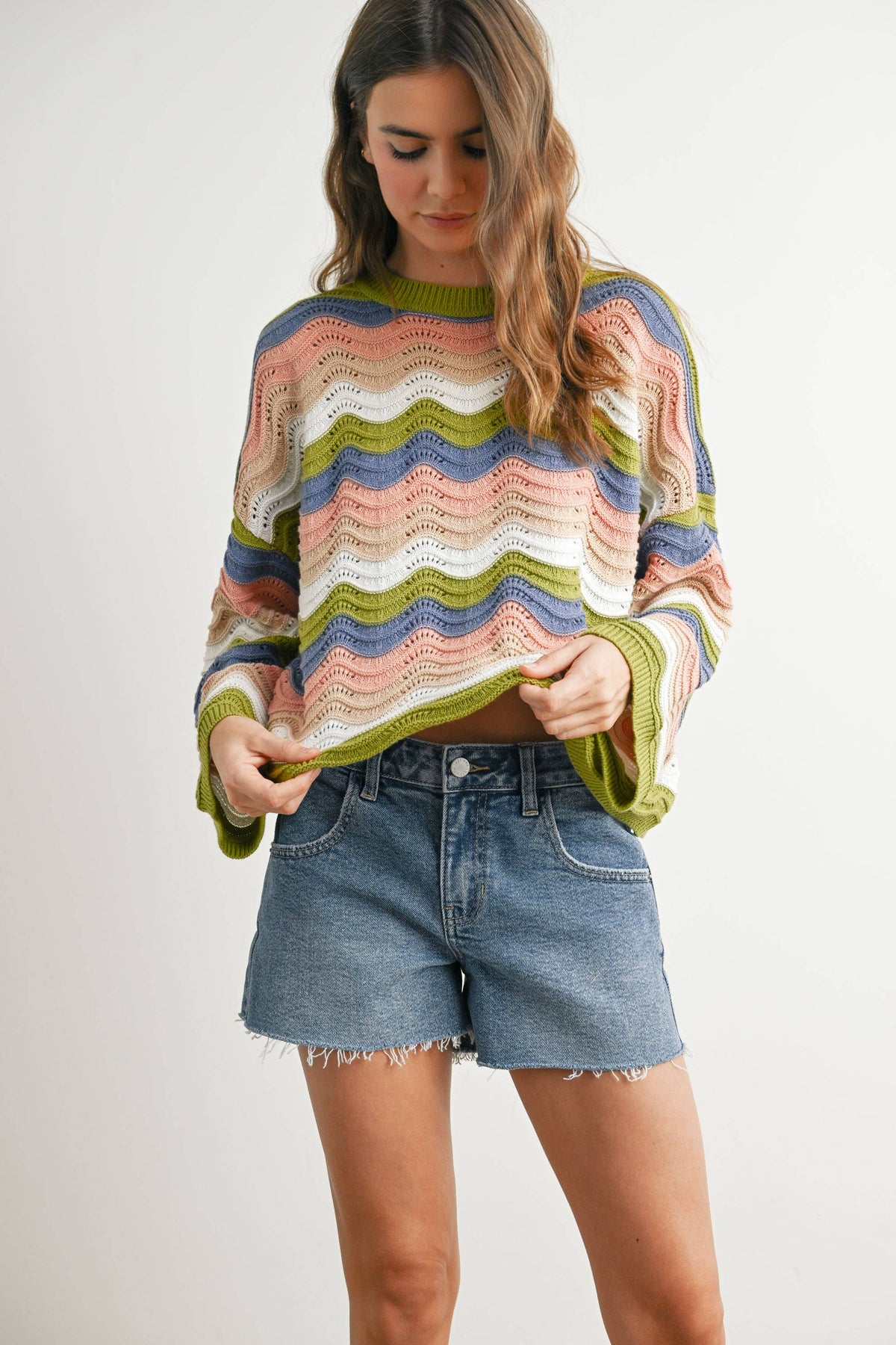 Color Block Sweater - BMW7639