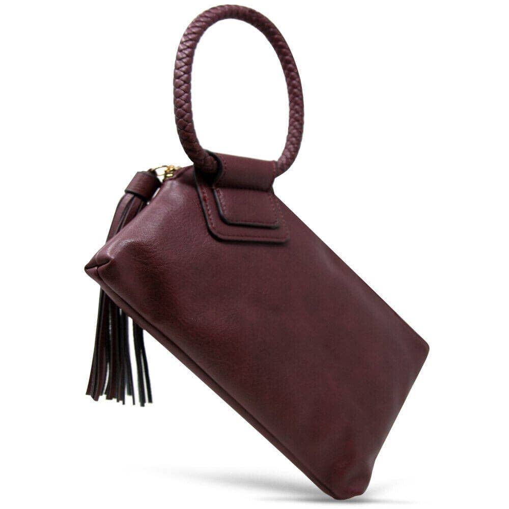 Soft Vegan Leather Wristlet/Clutch