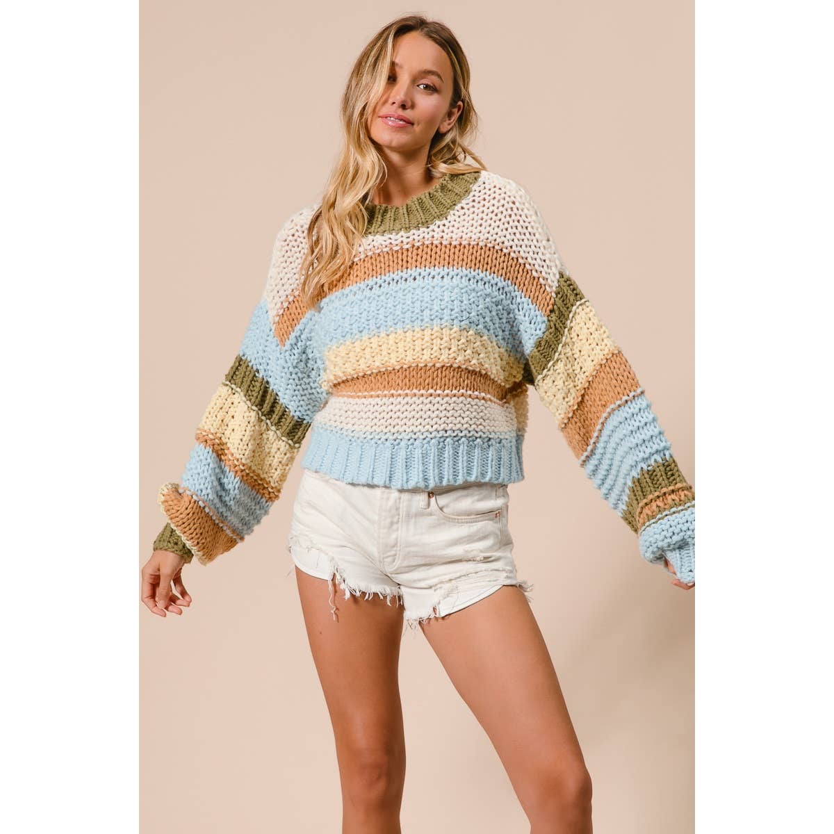 Multi-Color Stripe Sweater