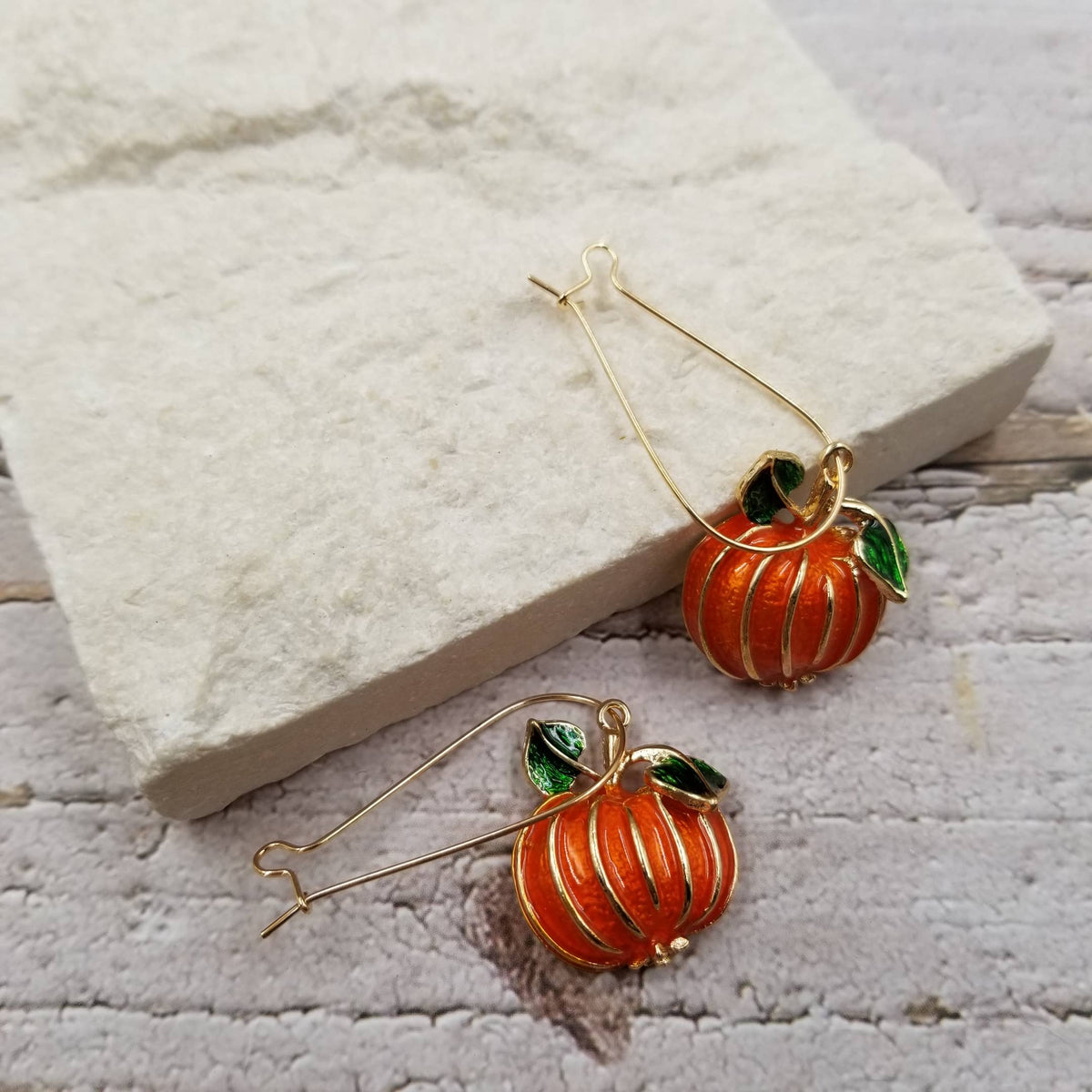 Autumn Harvest Pumpkin Earrings