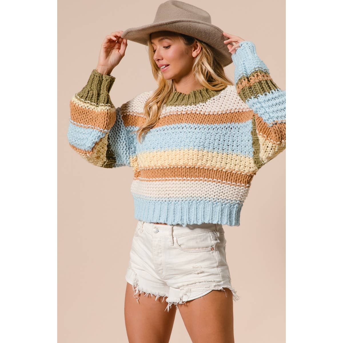 Multi-Color Stripe Sweater