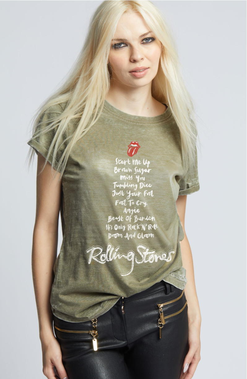 Rolling Stones Graphic Burn Out Tee